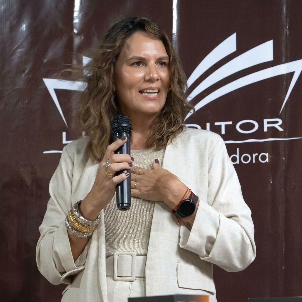 Retrato de Pettra Sapeixoto, curadora do projeto Viver o Luto